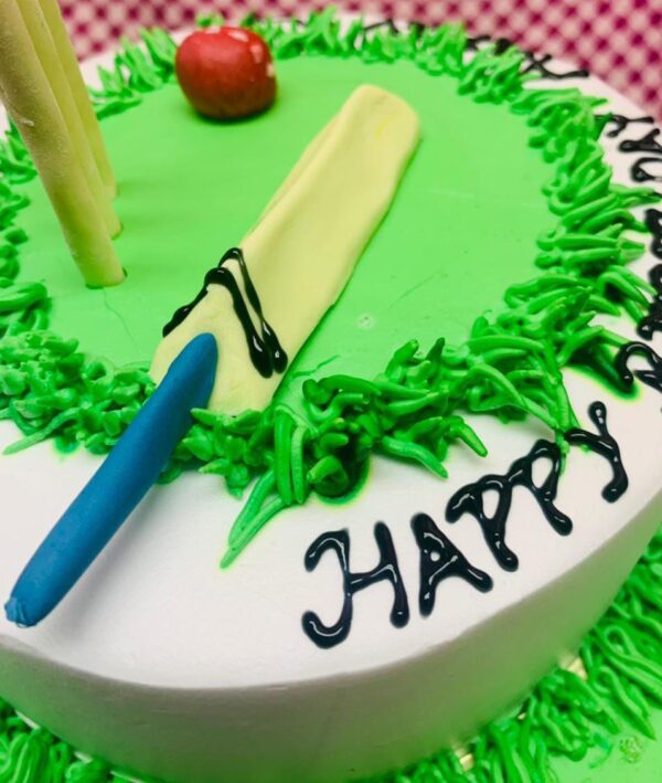 cricket theme cake - Image 2